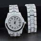 OYSTER CRYSTAL STONES WATCH SET | 530757