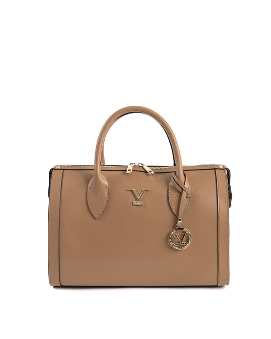 V Italia Women Handbag by SAFFIANO CUOIO CHIARO