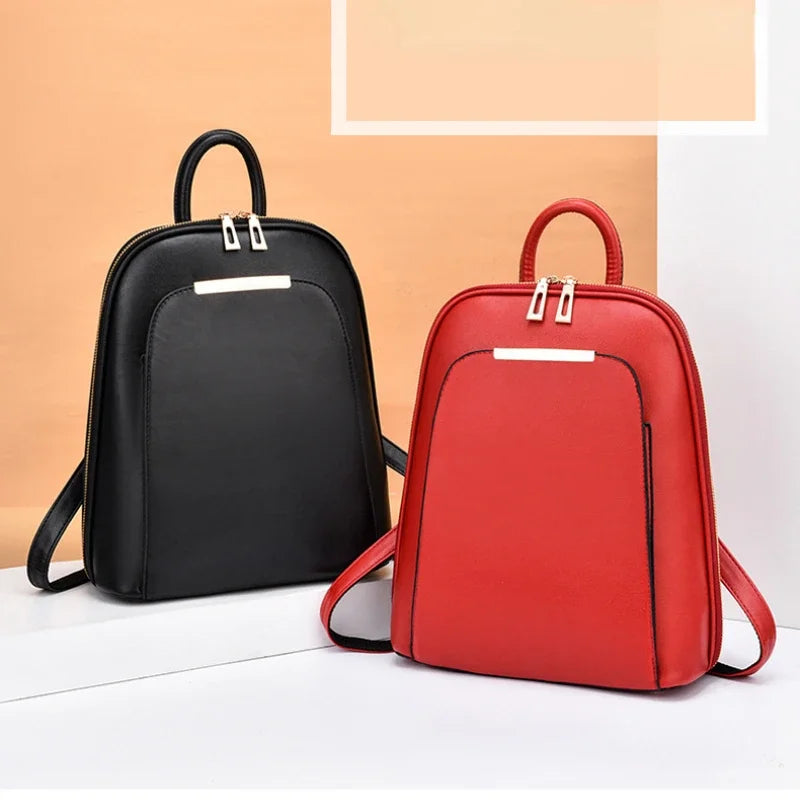 Fashionable leather Backpack For Women