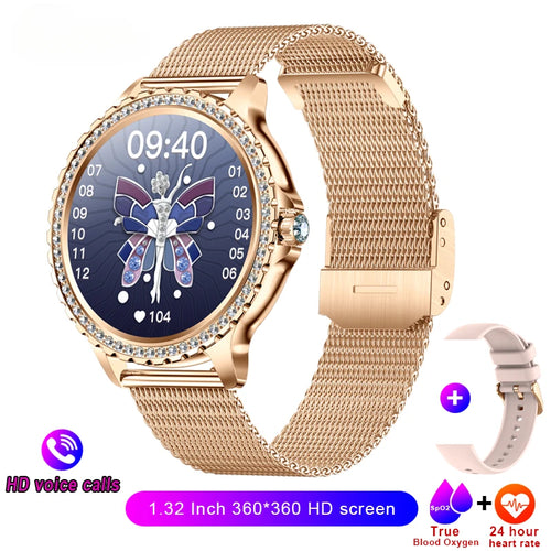 Xiaomi Fashion Women Bluetooth Call Smart Watch 1.32"360*360 HD Screen