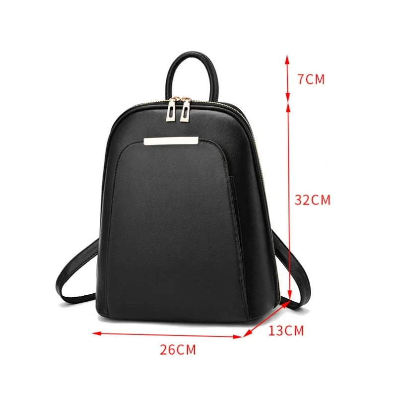 Fashionable leather Backpack For Women