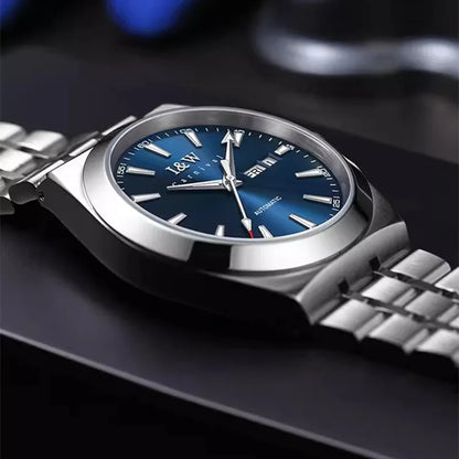 Reloj Hombre I&W Men's Luxury Mechanical Business Watch Brand