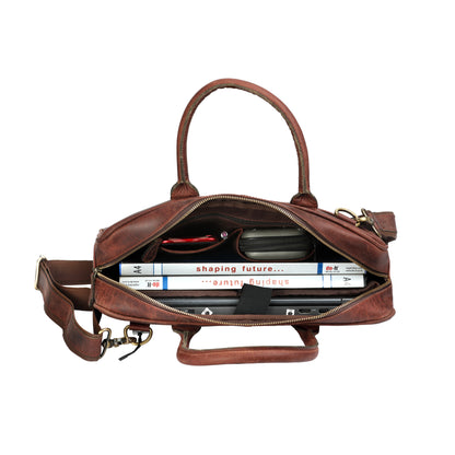 Laptop Briefcase And Leather Small Purse