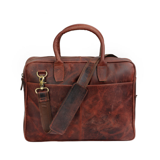 Laptop Briefcase And Leather Small Purse