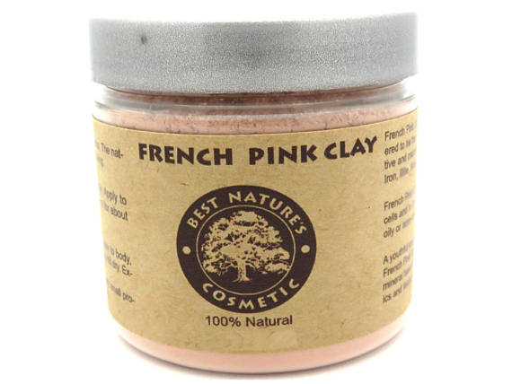 French Pink Clay. Delicately cleanse the skin