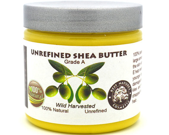 100% Pure Unrefined Shea Butter Yellow - Nature’s Raw Luxury